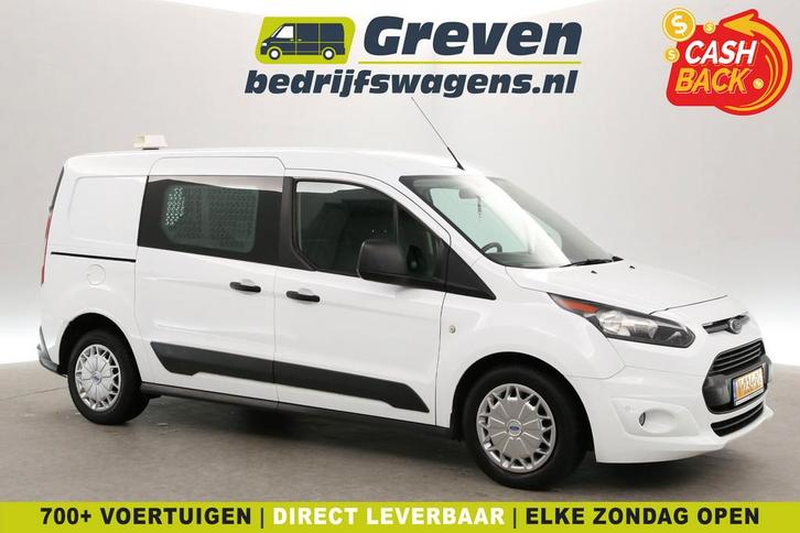 Ford Transit Connect 1.5 TDCI L2 100PK, Auto's, Bestelauto's, Onderhoudsboekje, Lease, Handgeschakeld, Wit, Financial lease, Stof