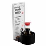 Oacklux Menukaart- en Peper- & Zouthouder Universeel Zwart, Nieuw in verpakking