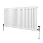 Traditionele 2 Kolom Radiator - 600 x 1192mm - Wit, Doe-het-zelf en Verbouw, Verzenden, Nieuw