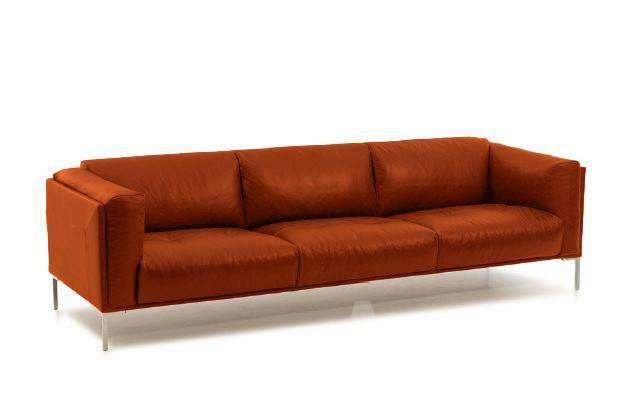 Bankstel Bern - rechte banken - Cognac, Huis en Inrichting, Banken | Bankstellen, Nieuw, Leer