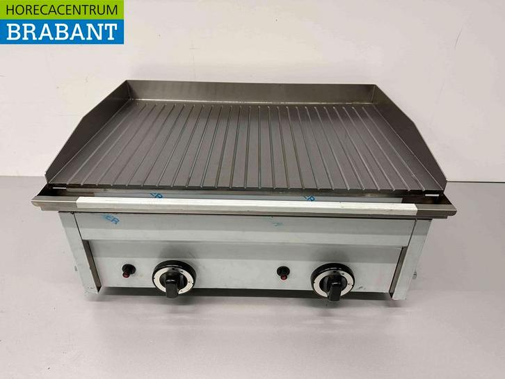 RVS Saro Bakplaat Fry Top 600 GR Aardgas Propaan GAS Horeca, Zakelijke goederen, Horeca | Keukenapparatuur, Nieuw zonder verpakking