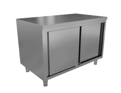 Unninox Werktafel | RVS | Schuifdeuren | 2000x600x850/900mm, Zakelijke goederen, Horeca | Keukenapparatuur, Nieuw in verpakking