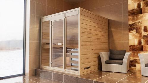 Uitgelicht: Azalp Massieve sauna Eva Optic, Sport en Fitness, Sauna, Complete sauna, Nieuw, Verzenden