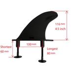 Surfboard Fin 11,7cm Soft Top Surfvin met Schroeven, Watersport en Boten, Windsurfen, Verzenden, Nieuw