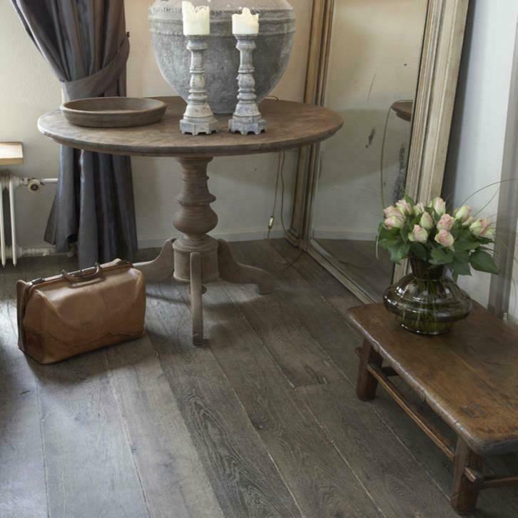 Frans eiken vloer, brede planken en parket bij `t Achterhuis, Doe-het-zelf en Verbouw, Vloerdelen en Plavuizen, Vloerdelen of -planken