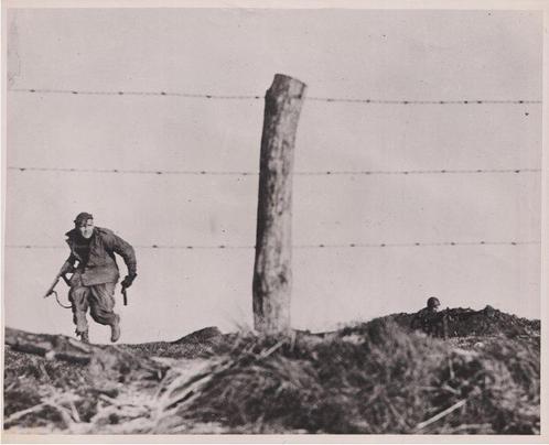 Emil Edgren / U.S. Army Signal Corps - Paratrooper’s Charge, Antiek en Kunst, Kunst | Schilderijen | Modern