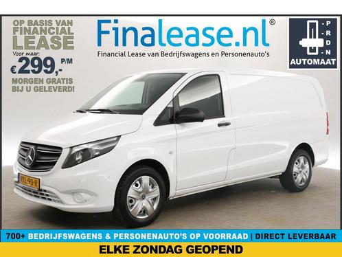 Mercedes-Benz Vito 114 CDI Lang AUT Airco Cruise Cam €299pm, Auto's, Bestelauto's, Lease, Automaat, Diesel, Mercedes-Benz, Wit