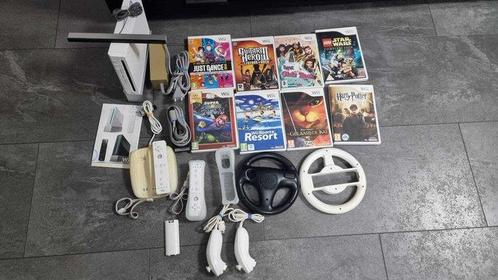 nitendo wii - Wii met 8 games - Videogameconsole + games, Spelcomputers en Games, Spelcomputers | Overige Accessoires