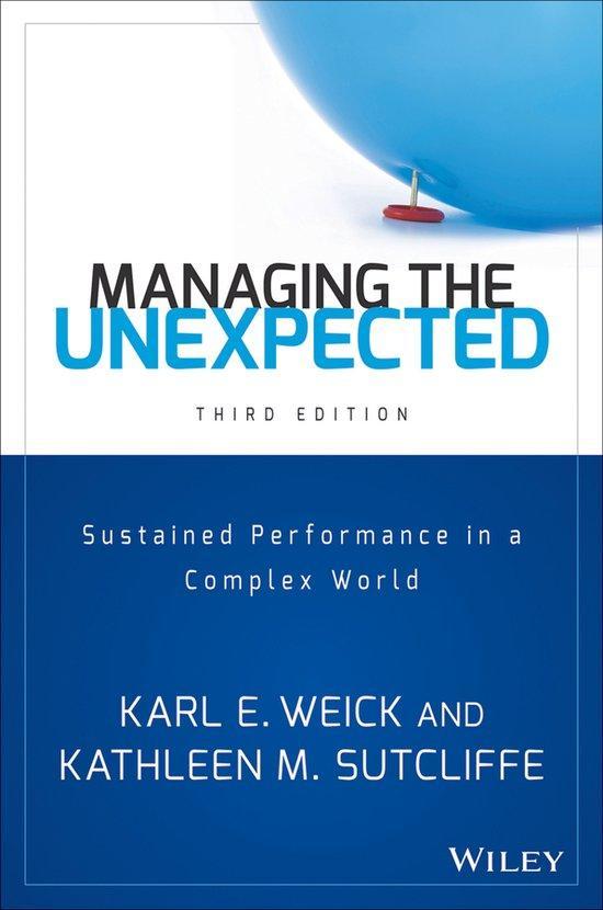 Managing The Unexpected Sustained Perfor 9781118862414, Boeken, Taal | Engels, Zo goed als nieuw, Verzenden