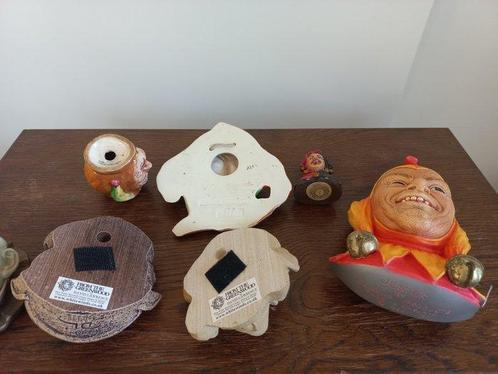 Royal Doulton - Beeldje - Verzameling van 7 narrenhoofden –, Antiek en Kunst, Antiek | Glas en Kristal