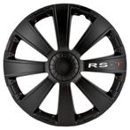 4-Delige Wieldoppenset RS-T 16-inch zwart, Auto diversen, Wieldoppen, Nieuw, Verzenden