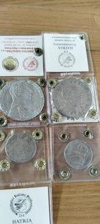 Italië. Lotto 4 monete 1775-1876(Baiocchi, Tallero, Doppio