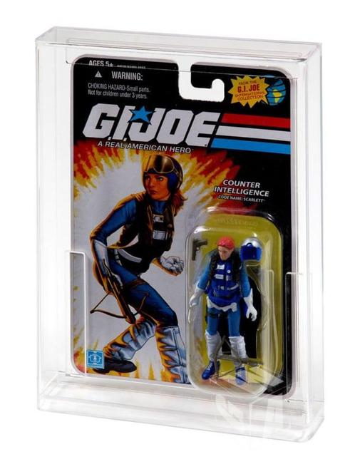 (Pre-order) G.I. Joe - Carded Figure Display Case (Standa..., Verzamelen, Poppetjes en Figuurtjes, Zo goed als nieuw, Verzenden