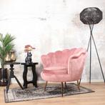 Feliz fauteuil velvet zalmroze, Huis en Inrichting, Stoelen, Ophalen of Verzenden, Nieuw