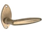 Deurklink op rozet Dudok/elips messing antiek, Verzenden, Nieuw