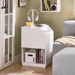 2dekans | SoBuy Nachtkastje – Met Opbergruimte & Kabelvak –, Huis en Inrichting, Tafels | Bijzettafels, Ophalen of Verzenden, Zo goed als nieuw