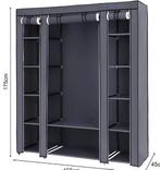 Draagbare stoffen kledingkast 150×45×175 cm, Huis en Inrichting, Kasten | Kledingkasten, Verzenden, Nieuw