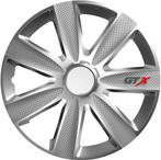 Wieldoppen  GTX Carbon Zilver 13 inch, Auto diversen, Wieldoppen, Verzenden, Nieuw