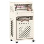 LIVSK Wasmand op Wieltjes - Opvouwbaar met Bovenste Plank en, Verzenden, Nieuw