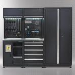 Datona Werkplaatsinrichting PREMIUM met RVS werkblad 225 cm