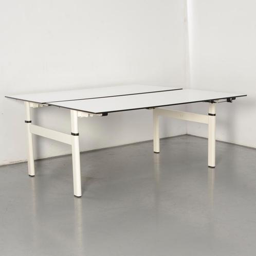 Drentea benchwerkplek, wit blad, (2x) 160 x 80 cm, hoogte, Huis en Inrichting, Bureaus, Ophalen of Verzenden