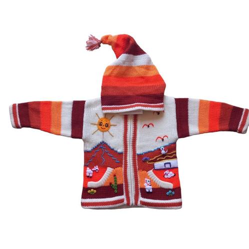 Peru sweater for kids, Peruvian kids sweater, jacke Peru, Kinderen en Baby's, Babykleding | Maat 68, Jongetje of Meisje, Nieuw