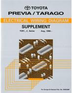 1996 TOYOTA PREVIA | TARAGO ELECTRICAL WIRING DIAGRAM, Auto diversen, Handleidingen en Instructieboekjes
