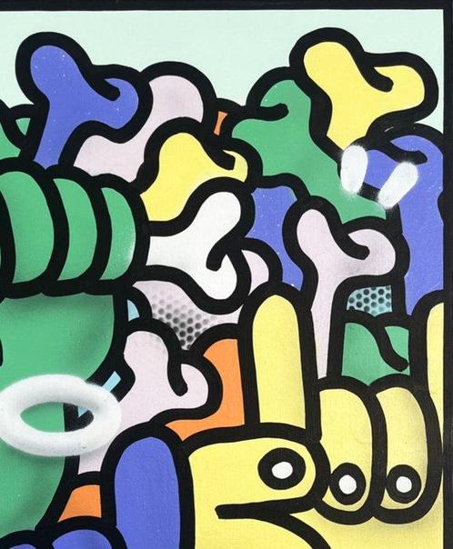 SKEPA - Put your hands up !, Antiek en Kunst, Kunst | Schilderijen | Modern
