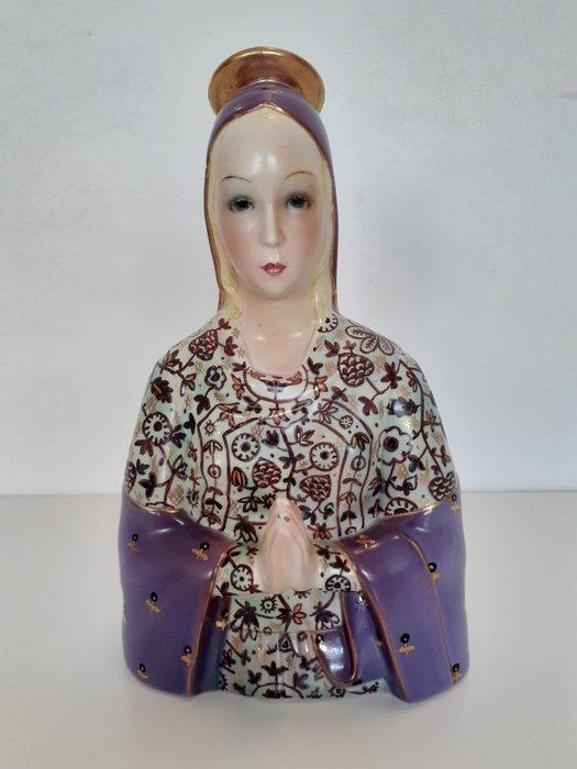 Lenci - Luigi Comazzi - Beeldje, Madone en prière - 19 cm -, Antiek en Kunst, Kunst | Niet-Westerse kunst