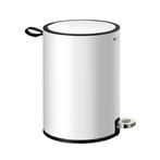 Prullenbak / Pedaalemmer - 3 Liter - Staal - Inclusief Dekse, Huis en Inrichting, Verzenden, Nieuw
