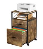 Mobiele Archiefkast met 2 Lades – 69 cm Licht Eiken, Huis en Inrichting, Verzenden, Nieuw