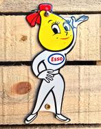 Vintage esso dame emaille bord, Verzamelen, Verzenden, Nieuw