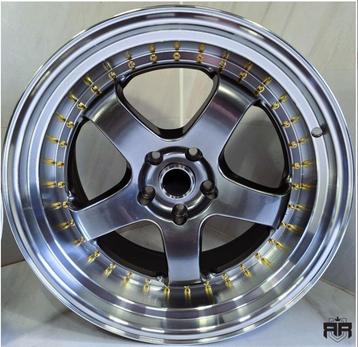 19 inch 5x114.3 JF Luxury JS1091 Gun Metal Breedset beschikbaar voor biedingen