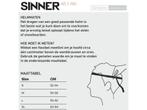 SINNER - Whistler - Mat Zwart - Unisex - Maat 61, Verzenden, Zo goed als nieuw