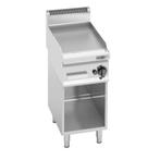 GGM Gastro | Gas grillplaat - 4 kW - Glad - incl. onderstel, Witgoed en Apparatuur, Verzenden, Nieuw