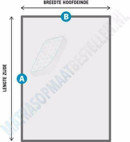 *Maatwerk,Matras of Topdek,topdekmatrassen,NASA-Hr40-Hr55, Huis en Inrichting, Slaapkamer | Matrassen en Bedbodems, Nieuw, Verzenden