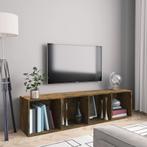 vidaXL Boekenkast / tv-meubel 143x30x36 cm bewerkt hout, Huis en Inrichting, Woonaccessoires | Wandplanken en Boekenplanken, Verzenden