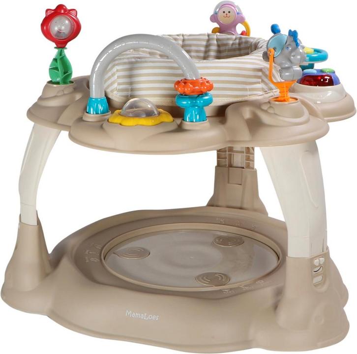 MamaLoes Jolly Beige Activity Center, Kinderen en Baby's, Speelgoed | Buiten | Voertuigen en Loopfietsen, Nieuw, Verzenden