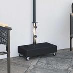 vidaXL Parasolvoet 45x25x8 cm graniet zwart, Tuin en Terras, Parasols, Verzenden, Nieuw, Minder dan 1 meter, Parasolvoet
