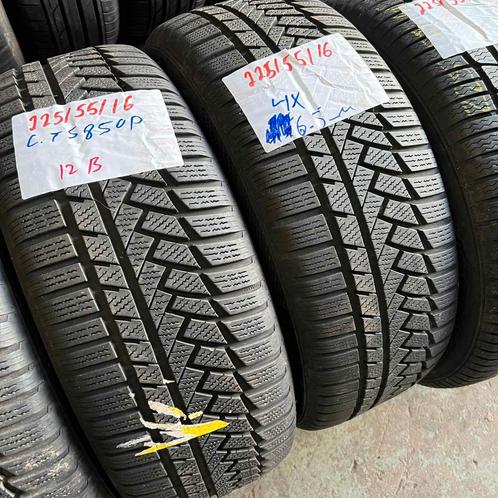 2 x Continental Winter TS850P 225-55-16 Winterbanden 6,5mm, Auto-onderdelen, Banden en Velgen, 16 inch, Winterbanden, 225 mm, Personenwagen