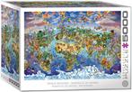 World Wonders Puzzel (5000 stukjes) | Eurographics - Puzzels, Verzenden, Nieuw