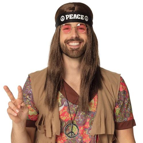 Hippie Set 3 delig, Hobby en Vrije tijd, Feestartikelen, Nieuw, Verzenden