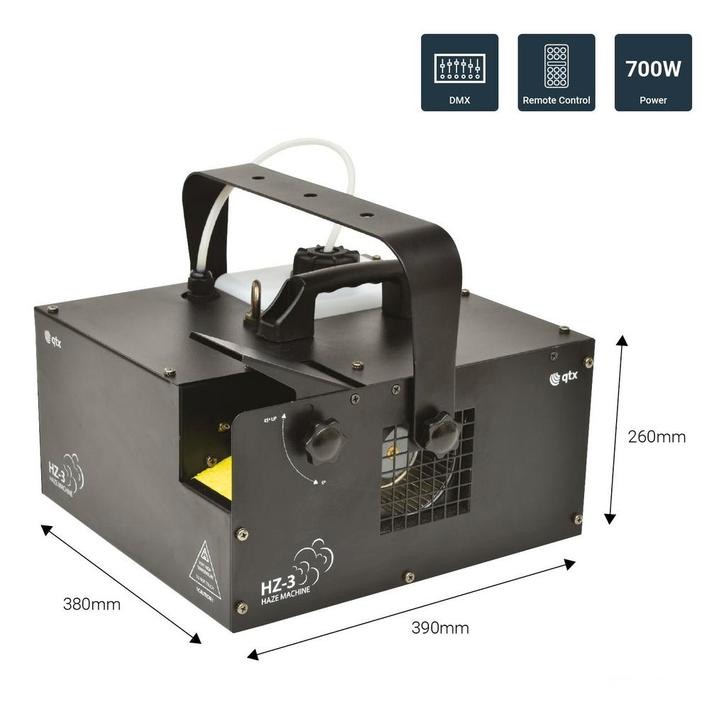 QTX HZ-3 Haze Machine 700W DMX, Muziek en Instrumenten, Licht en Laser, Overige typen, Nieuw, Verzenden