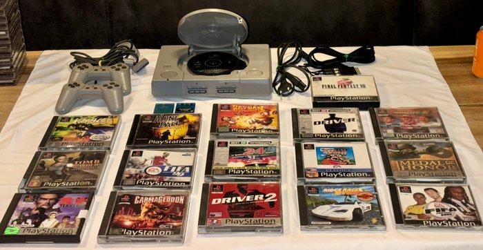 Sony - Playstation 1 (PS1) - Complete Set with 17 games -, Spelcomputers en Games, Spelcomputers | Overige Accessoires