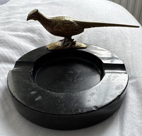 onbekend - onbekend - Asbak - Marmer - Vintage met bronzen, Antiek en Kunst, Curiosa en Brocante