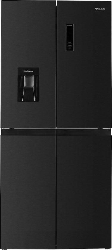 €799 Wiggo WR-MD18DX - Amerikaanse Koelkast - No Frost - W, Witgoed en Apparatuur, Koelkasten en IJskasten, Met aparte vriezer