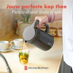 2dekans | KitchenBrothers Waterkoker - 1.7L - Kunststof -, Witgoed en Apparatuur, Waterkokers, Ophalen of Verzenden, Gebruikt