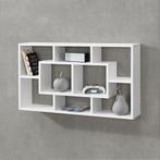 Wandrek Saputit met 8 vakken 85x16x48 cm wit, Huis en Inrichting, Woonaccessoires | Wandplanken en Boekenplanken, Verzenden, Nieuw