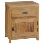 vidaXL Nachtkastje massief teakhout 40x30x50 cm, Huis en Inrichting, Slaapkamer | Nachtkastjes, Minder dan 45 cm, Verzenden, Nieuw