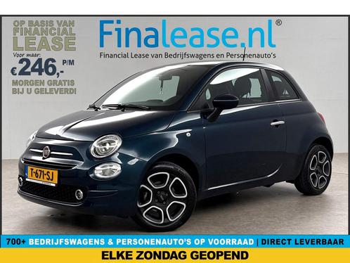 Fiat 500 1.0 Hybrid Club LED Carplay Clima PDC 15LMV €246pm, Auto's, Fiat, Lease, Handgeschakeld, Overige carrosserieën, Hybride Elektrisch/Benzine